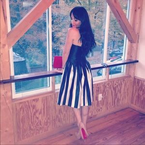 Bcbg strapless evening dress